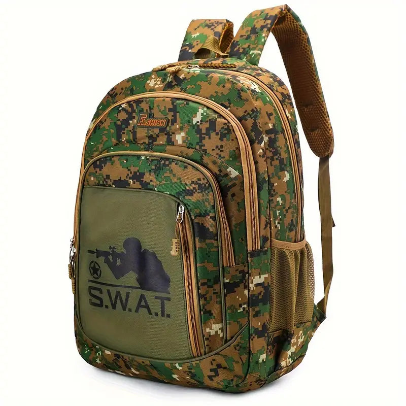 Nova Mochila Casual, Mochila Camuflada para Atividades ao Ar Livre