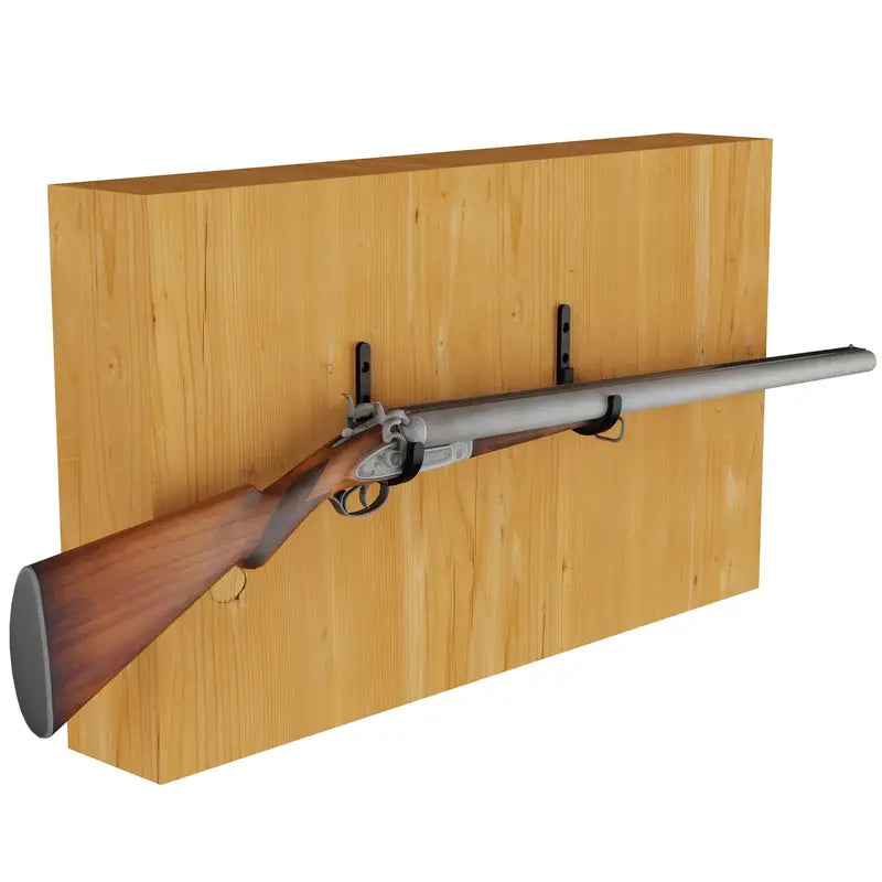 Suporte para Armas de Fogo de 4/6 Peças - Ganchos de Parede para Armazenamento de Rifles, Espingardas & Arcos com Acolchoamento - Ideal para Defesa Doméstica & Exibição de Coleção