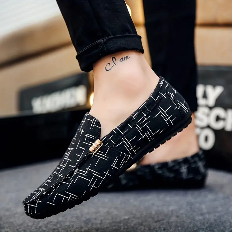 Sapatos casuais confortáveis, leves e antiderrapantes para homens