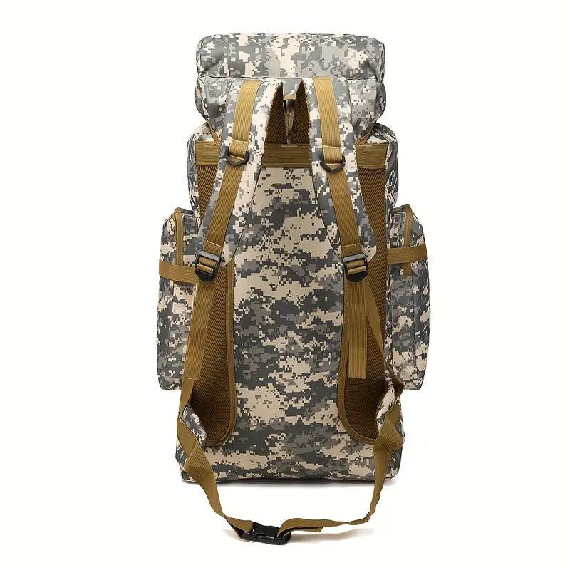 Mochila Esportiva Para Atividades Ao Ar Livre, Mochila De Grande Capacidade Para Caminhadas, Mochila Camuflada Para Acampamentos E Aventura