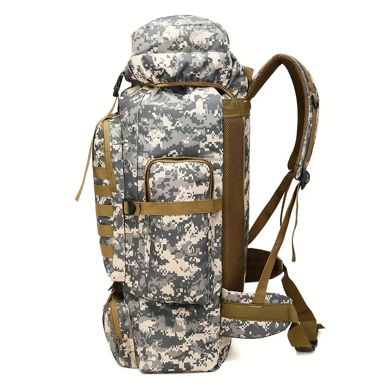 Mochila Esportiva Para Atividades Ao Ar Livre, Mochila De Grande Capacidade Para Caminhadas, Mochila Camuflada Para Acampamentos E Aventura