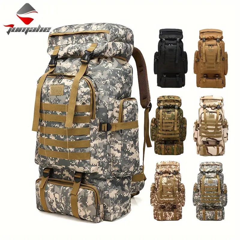 Mochila Esportiva Para Atividades Ao Ar Livre, Mochila De Grande Capacidade Para Caminhadas, Mochila Camuflada Para Acampamentos E Aventura